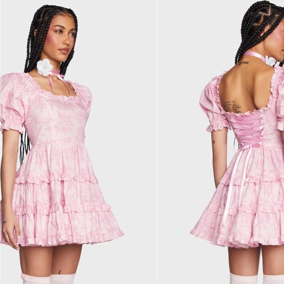 LOVESHACKFANCY VIBE DRESS - Picture 4 of 4